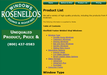 Rosenello's Windows, Siding, and Roofing